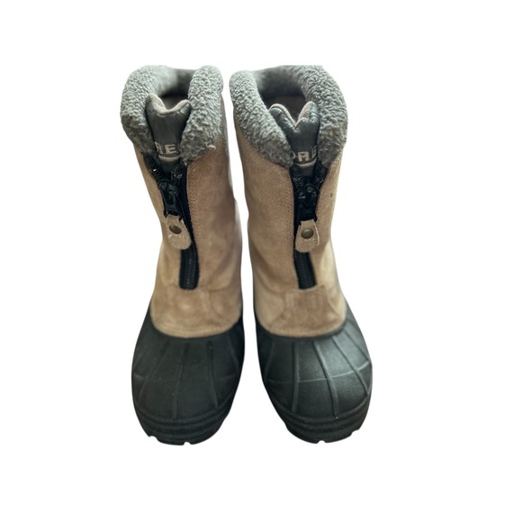 Sorel Ellesmere II Womens Snow Winter Boots Tan Black Size 8 Zipper Warm - Picture 7 of 15